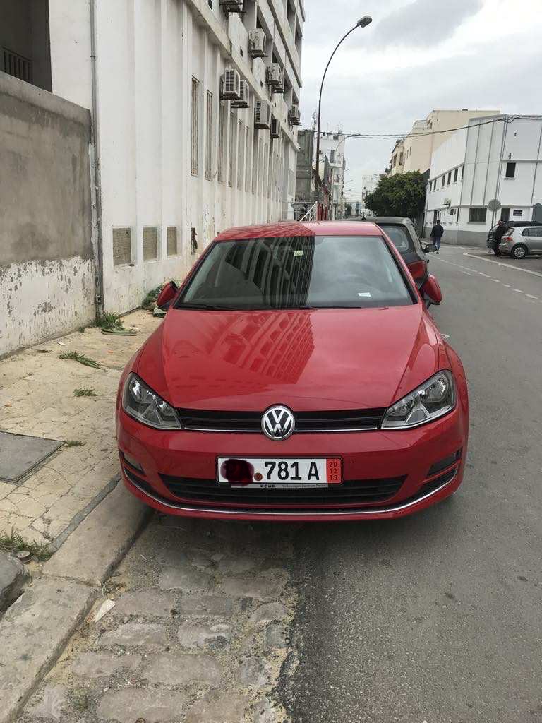 Rades Rades Plage Volkswagen Golf 7 Golf7 allstar