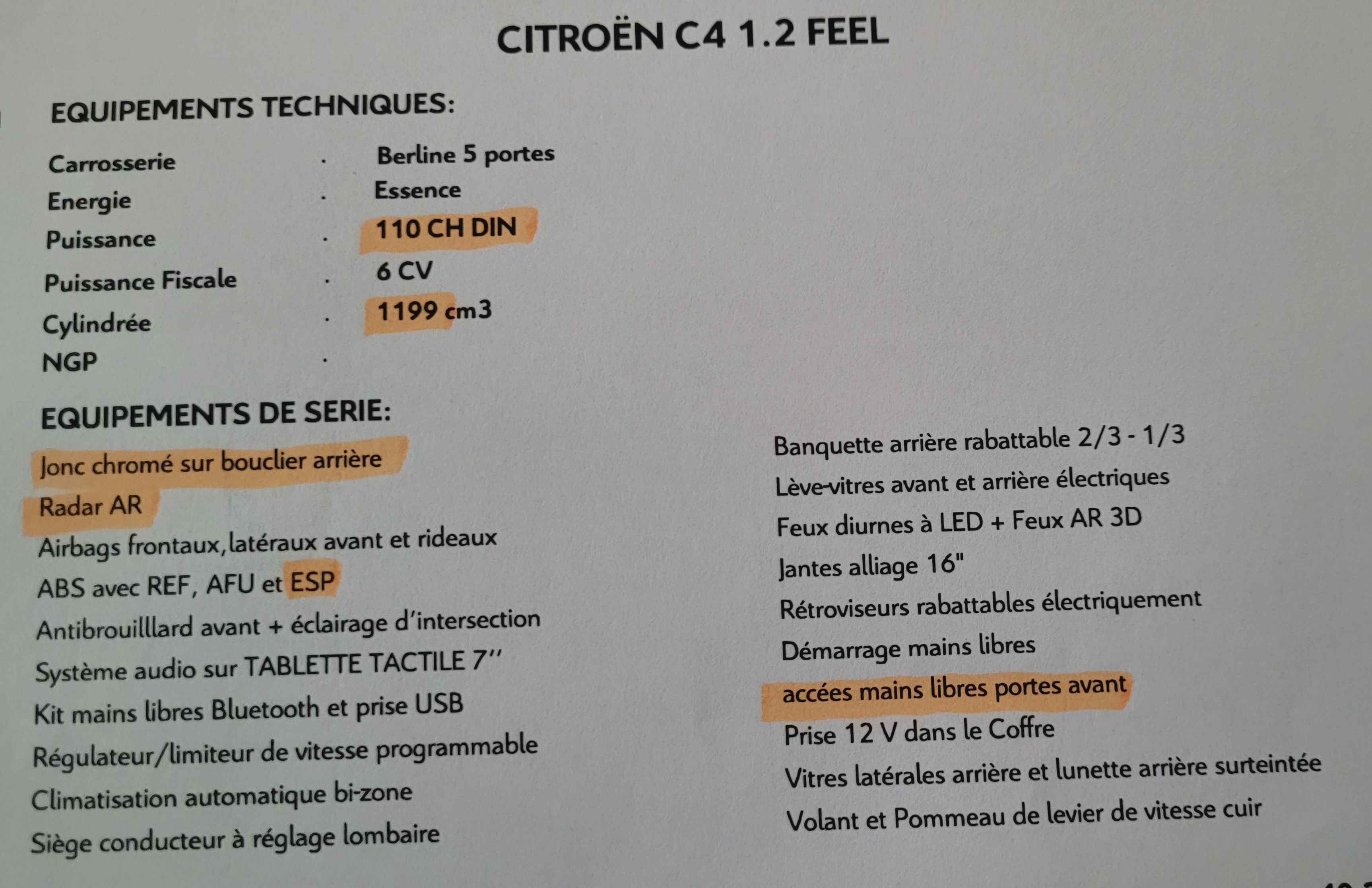 Citroen C4 - Tunisie