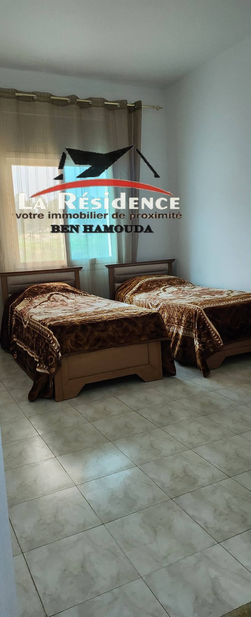 Bizerte Nord&nbsp;Bizerte&nbsp;Location&nbsp;Appart. 3 pi�ces&nbsp;Appartement meubl� dans une r�sidence � bizerte