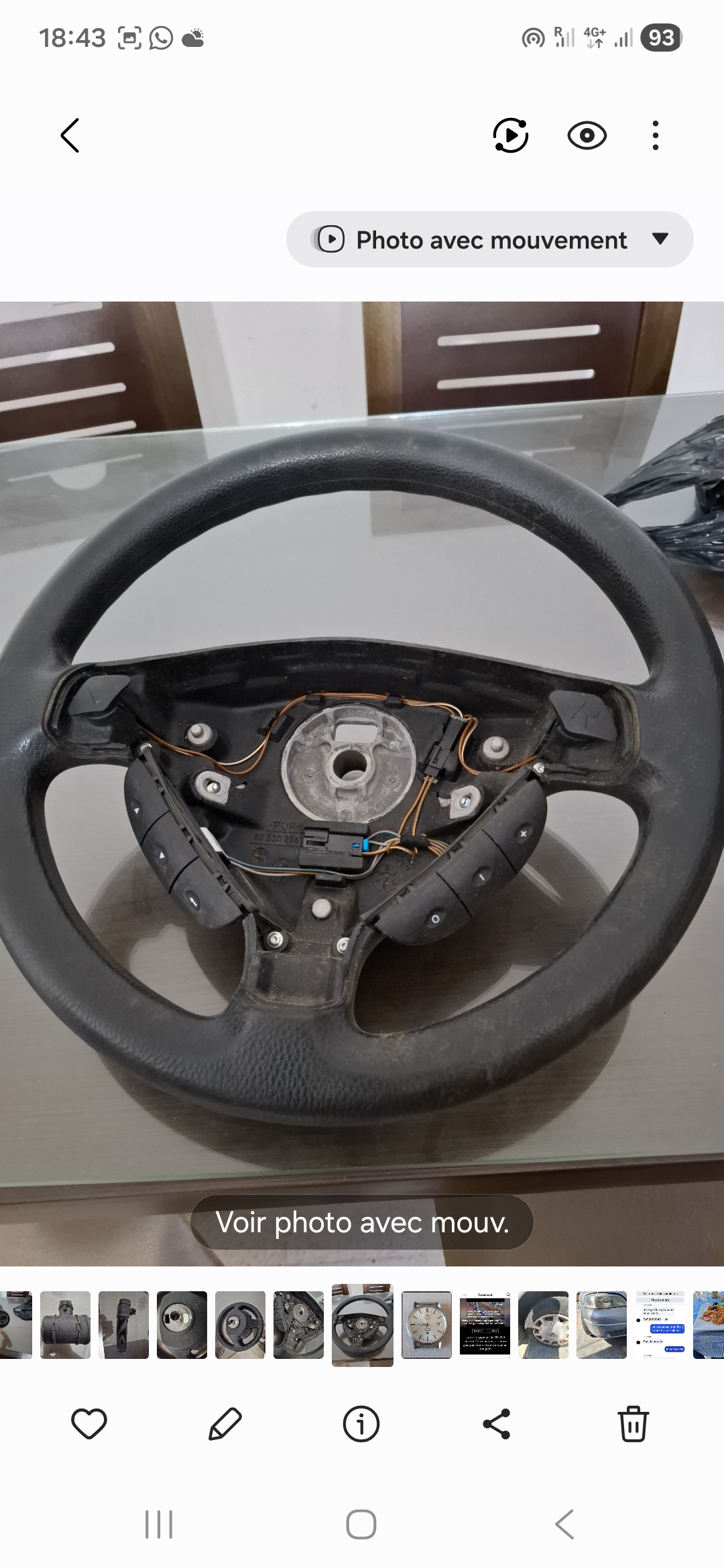 Mannouba&nbsp;La Mannouba&nbsp;Pi�ces D�tach�es&nbsp;Direction et Transmission&nbsp;Volant opel astra g 2002