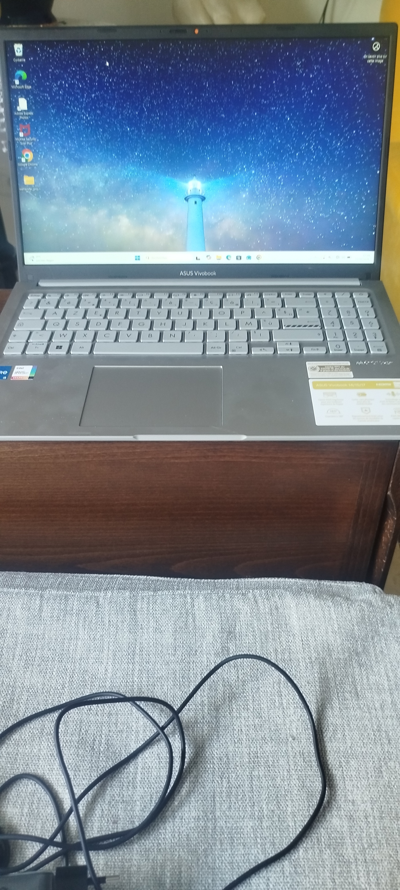 La Marsa&nbsp;Marsa Ennassim&nbsp;Asus &nbsp;Autre&nbsp;Portable asus 15 intel i5 16 go de ram 512 go