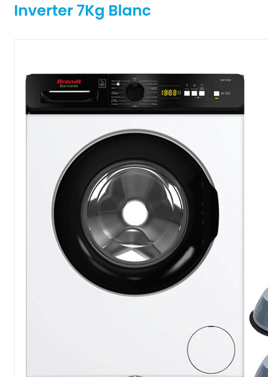Ezzahra&nbsp;Cite Panorama&nbsp;Lave-linge&nbsp;Autre&nbsp;Lave linge toute neuve