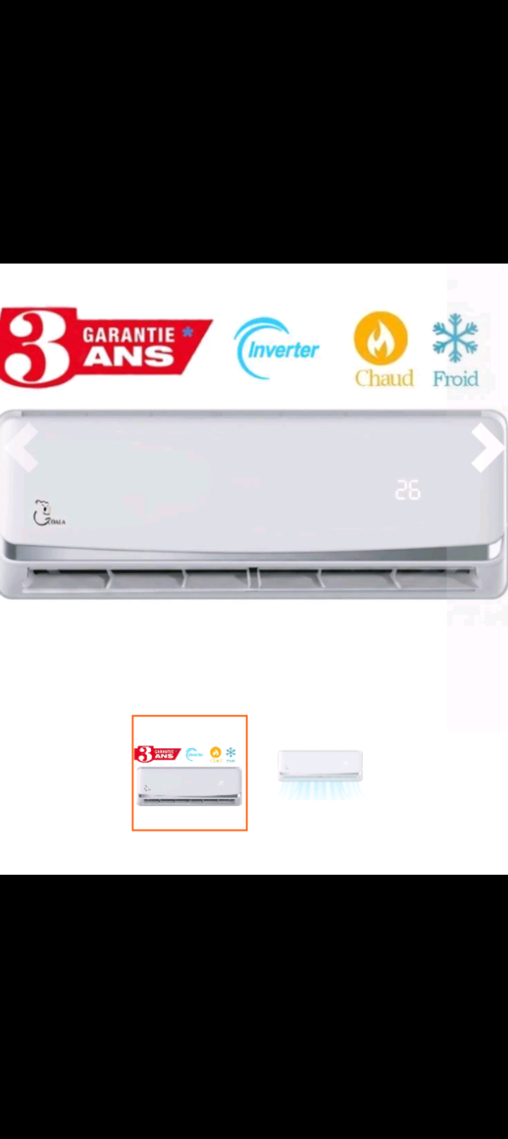 Nabeul&nbsp;Nabeul&nbsp;Climatiseur&nbsp;Autre&nbsp;1 pack �lectromenager