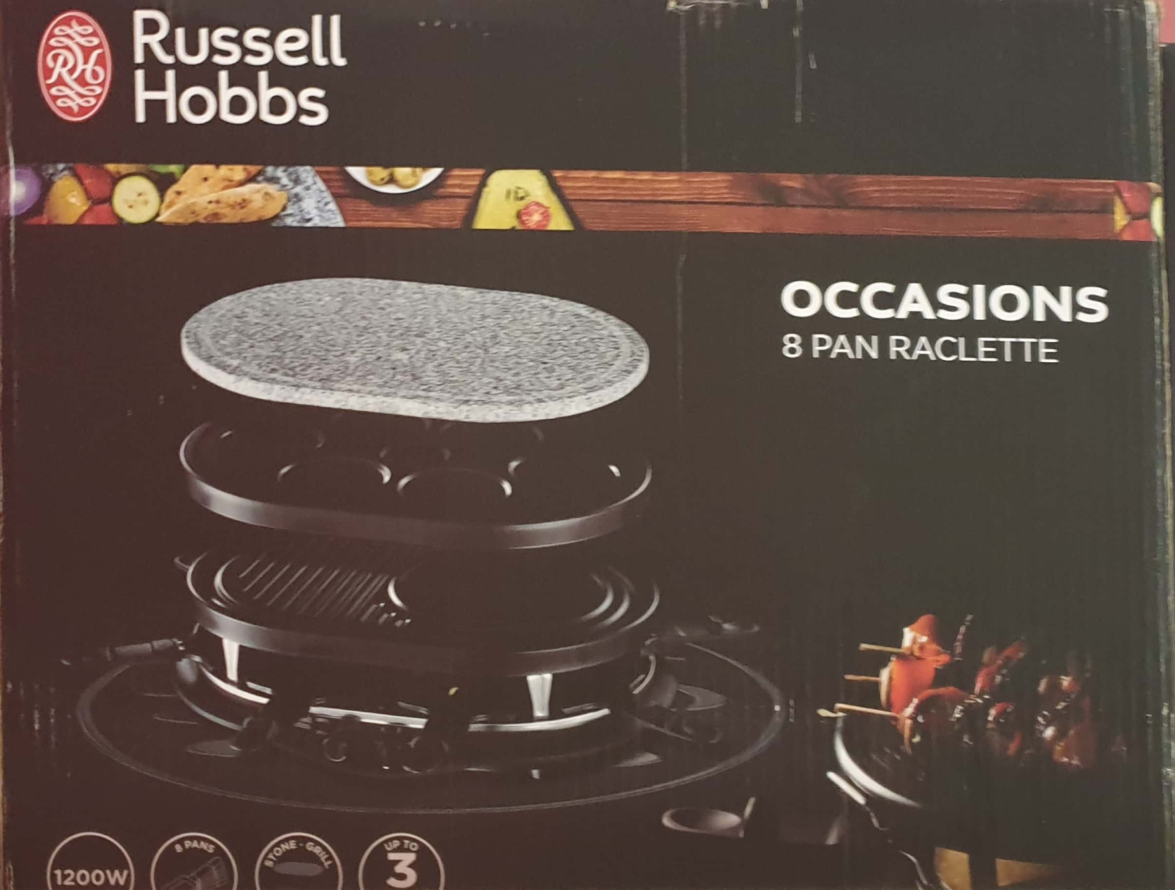 Nouvelle Medina&nbsp;Nouvelle Medina&nbsp;Grille pain&nbsp;Autre&nbsp;Pan raclette russell hobbs 1200 w